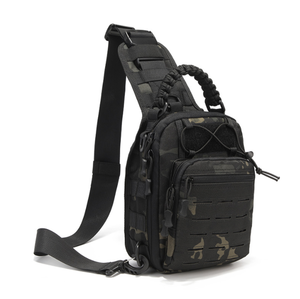 DFCB01 Waterproof Nylon Laser Cut <b>Molle</b> Crossbody Man Sports Tactical <b>Bag</b> - Product Image 3