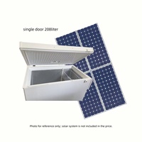 Congélateur solaire 208L fabriqué en Chine, écologique, économe en énergie, portable, usage commercial