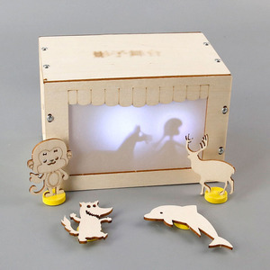 Teatro de Sombras de Madera para Experimentos Científicos, Proyecto de Ciencia DIY, Manualidades para Niños de 0 a 3 Meses, Ensamblaje <span class=keywords><strong>Creativo</strong></span>, Unisex - Product Image 2