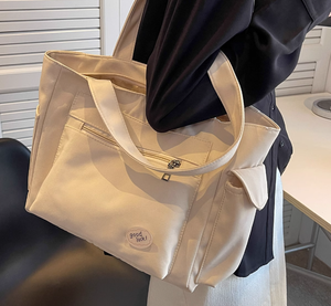 2025 nueva bolsa de compras de comestibles de lona reciclada ecológica logotipo personalizado impreso patrón de dibujos animados mochila escolar estilo de moda - Product Image 2