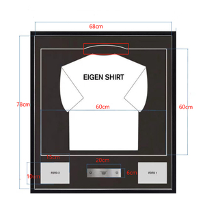 Nuevo diseño Camiseta Imagen Recoger Marcos Fútbol Deporte Camiseta Montado en la pared Matt Black Golden PS Frame - Product Image 4