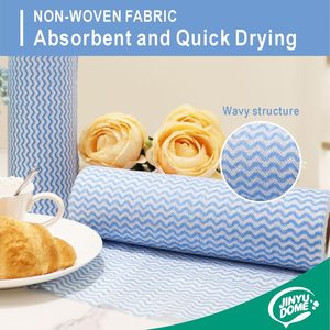 Accessoires de cuisine personnalisés, rouleaux de tissu non tissé réutilisables, lingettes nettoyantes jetables - Product Image 3