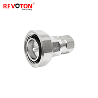 Suministro de fábrica Din 7/16 L29 Tipo de enchufe macho para 1/2 SF 1-2 convertidor de conector coaxial supersuave súper flexible