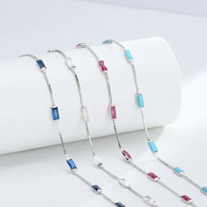 SPJ Best Selling S925 Sterling Silver Minimalist <b>Bracelet</b> Hypoallergenic Fine Jewelry for Women Daily Wear - Product Image 4