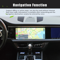 Radio para Auto con Pantalla Táctil Dual de 12.3 Pulgadas, Android 13, Carplay Inalámbrico, para Porsche Macan, Actualización 2018-2023, Reproductor Multimedia, GPS, Navegador
