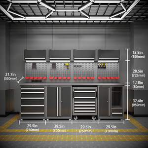 Armoire à outils de réparation automobile RW, établi industriel avec tiroir, armoire de rangement de <span class=keywords><strong>garage</strong></span>, chariot à outils, chariots à outils pour mécanicien - Product Image 2