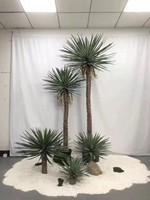 Arbre de Yucca Artificiel, Arbre du Sang de Dragon, Plante en Pot, Décoration d'Intérieur pour Salon, Bureau, Bureau, Fausse Plante Verte, Bonsaï