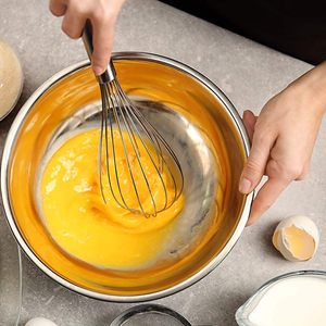 Fouet à œufs en acier inoxydable personnalisé en usine, outil de cuisine multifonctionnel pour la pâtisserie avec service OEM, kit compatible lave-vaisselle - Product Image 6