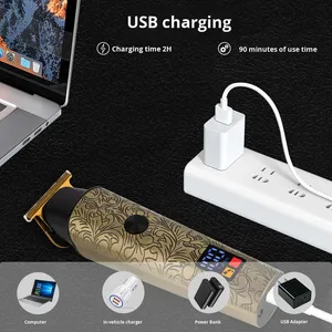 <span class=keywords><strong>Pour</strong></span> la meilleure vente USB étanche électrique <span class=keywords><strong>cheveux</strong></span> <span class=keywords><strong>pour</strong></span> <span class=keywords><strong>chauve</strong></span> rasage usage domestique affichage numérique tondeuse universelle <span class=keywords><strong>coupe</strong></span> <span class=keywords><strong>de</strong></span> <span class=keywords><strong>cheveux</strong></span> tête d'huile - Product Image 3