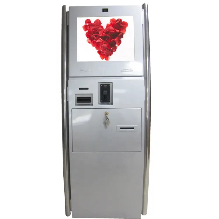 Netoptouch máquina de pago de efectivo/monedas/tarjetas, terminal de kiosco en mall-NT8809 de compras