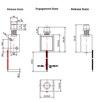 Vente directe usine – Électrovanne miniature DC push-pull traversante, électroaimant BYK-0520