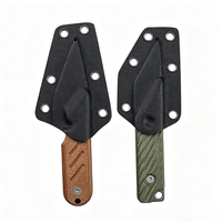 Couteau utilitaire fixe mini EDC portable 14C28N Full Tang pour le camping et la survie en extérieur avec manche en Micarta