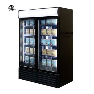 Congelador vertical comercial Frigos Freezer Ice Cream Display Congelador <span class=keywords><strong>de</strong></span> congelación rápida para tienda <span class=keywords><strong>de</strong></span> comestibles - Product Image 2