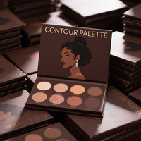 Marque privée Palette Visage Vegan Fond de Teint Correcteur Contour Bronzer Crème Waterproof Natural Finish Kit de Maquillage