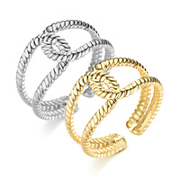 Anillo de Acero Inoxidable Plateado Dorado con Incrustaciones de Diamantes de Imitación en Varias Filas para Hombre y Mujer, Regalo de Aniversario de Bodas para Parejas