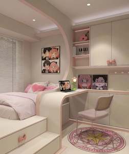 Juegos de Muebles Modernos y Personalizados para Dormitorio Infantil, Armario Multifuncional para Niños, Ecológico y de Alta Calidad - Product Image 3