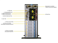 SYS-740GP-TNRT-NEW-Nouveau-SUPERMICRO GPU SUPERSERVER 740GP-TNRT 4U CHÂSSIS DE SERVEUR DE STATION DE TRAVAIL À TOUR MONTABLE EN RACK