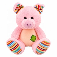 Peluche personnalisée brodée en forme de chien avec rembourrage en polyester et coton PP, poupée en peluche douce