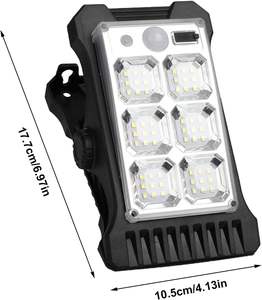 Lámpara Solar LED para Jardín, con Clip para Exteriores, Impermeable IP65, Sensor de Movimiento para Cercas y Paisajes - Product Image 2