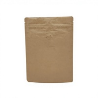 Sac Doypack en Kraft Brun Écologique avec Fermeture Éclair Anti-Humidité pour Aliments pour Animaux – Offre Spéciale