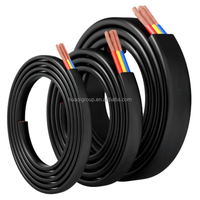 HUAQI 600V 4mm² Gummi-Isolationsmantel 3 & 4 Adern Flaches Tauchpumpenkabel H07rn-f IEC-Standard Bergbau-Elektrokabel