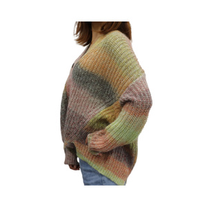 Cárdigans de punto de otoño e invierno para <span class=keywords><strong>mujer</strong></span>, abrigo de <span class=keywords><strong>manga</strong></span> larga a la moda, suéter de ala de murciélago, cárdigan de ganchillo para <span class=keywords><strong>mujer</strong></span> hermosa - Product Image 4