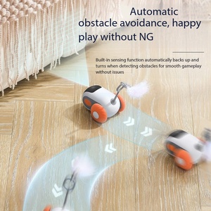 ของเล่นแมวซิลิโคนอัจฉริยะแบบอินเทอร์แอคทีฟ รูปการ์ตูน พร้อมรีโมทคอนโทรล ควบคุมการเคลื่อนไหวของหนูและไม้ล่อขนนก สำหรับแมวที่ชอบเล่นอย่างกระตือรือร้น ปี 2026 - Product Image 5