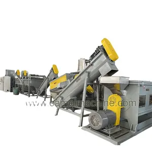 Automatic PET Bottle Washing Recycling Line For Waste Plastic Flakes