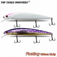 FUN Far-cast Floating Water Mino 130mm225g Appât artificiel dur Luya Hameçons en plastique Appât de simulation pour marlin, basse, utilisation en mer