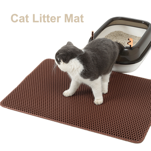 Tapis de litière pour chat en mousse EVA double couche de taille XL Tapis imperméables pour animaux de compagnie pour chiens chats Tapis à gratter écologiques lavables à la main - Product Image 2