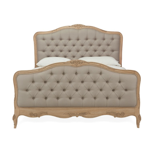 Cama tapizada de 135 cm combina un diseño acolchado elegante con un soporte resistente para espacios elegantes y cómodos para dormir - Product Image 2