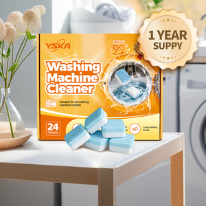 Tablettes nettoyantes <span class=keywords><strong>pour</strong></span> lave-linge, best-seller, haute efficacité, éliminent les taches, la moisissure et le calcaire, <span class=keywords><strong>pour</strong></span> une utilisation quotidienne à la maison et dans la buanderie. - Product Image 1