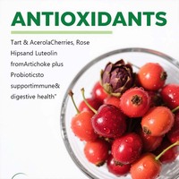 Comprimés de probiotiques et de quercétine soutiennent la santé immunitaire, respiratoire et cutanée pour la défense immunitaire quotidienne, complément de vitamines C et D
