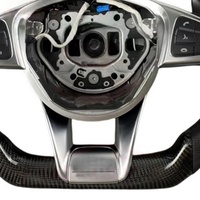 Volant de voiture en cuir et fibre de carbone pour Mercedes-Benz AMG W204 W205 W167 W213 W222 W207 W212 C209 – Vente en gros et au détail