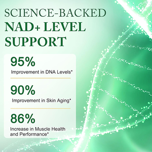 קפסולות תוסף תזונה NAD 500 מיליגרם, מותג פרטי OEM סיטונאי, עם רסברטרול וקורצטין פיטוזום, נגד הזדקנות וליוננות ארוכת חיים - Product Image 5