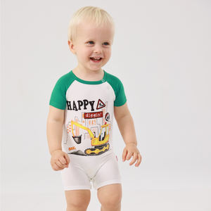 Combinaisons pour tout-petits, vêtements de nuit d'été pour bébés garçons, combinaisons en pur coton, pyjamas pour enfants, combinaisons en bambou, vêtements pour enfants - Product Image 2