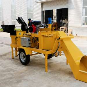 Máquina de Ladrillos de Arcilla Intertrabados de Bajo Precio M7MI TWIN con Motor Diésel para Fabricación de Bloques de Tierra y Barro - Product Image 2