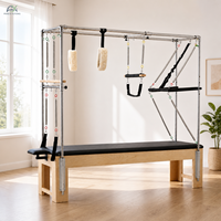 Máquina de Pilates Cadillac Profesional de Madera de Arce con Toldo para Estudio de Pilates
