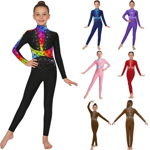 Justaucorps de gymnastique pour filles de 6 à 16 ans, justaucorps intégral, ballet, danse artistique, patinage artistique, costumes de danse moderne, compétition - Product Image 1