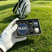 Coffret cadeau de golf pour femmes, étiquettes personnalisées avec le nom de l'équipe pour sac de golf, marqueurs de balle de golf en couleur