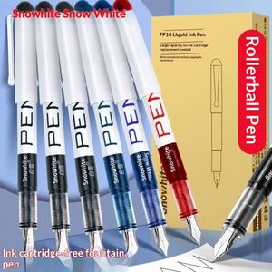White Straight Liquid Fountain With High Appearance and No Need to Change Ink Bag <b>Pen</b>, Student Specific Erasable <b>Pen</b> - Product Image 2