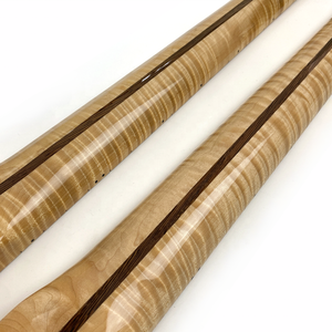 Manico di Ricambio all'Ingrosso per <span class=keywords><strong>Chitarra</strong></span> Elettrica TL, Finitura Naturale Lucida, 21 Tasti, Acero Fiammato Tigrato, Profilo a <span class=keywords><strong>C</strong></span> - Product Image 2