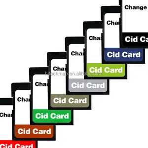 Cartão de memória, gravável cid cinza bloqueio sd cartão de memória 64gb mapa cartão de armazenamento para clone cid