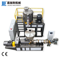 Machine d'extrusion pour la fabrication de granulés de plastique recyclé à partir de matériaux PET, PE, PP, HDPE, LDPE