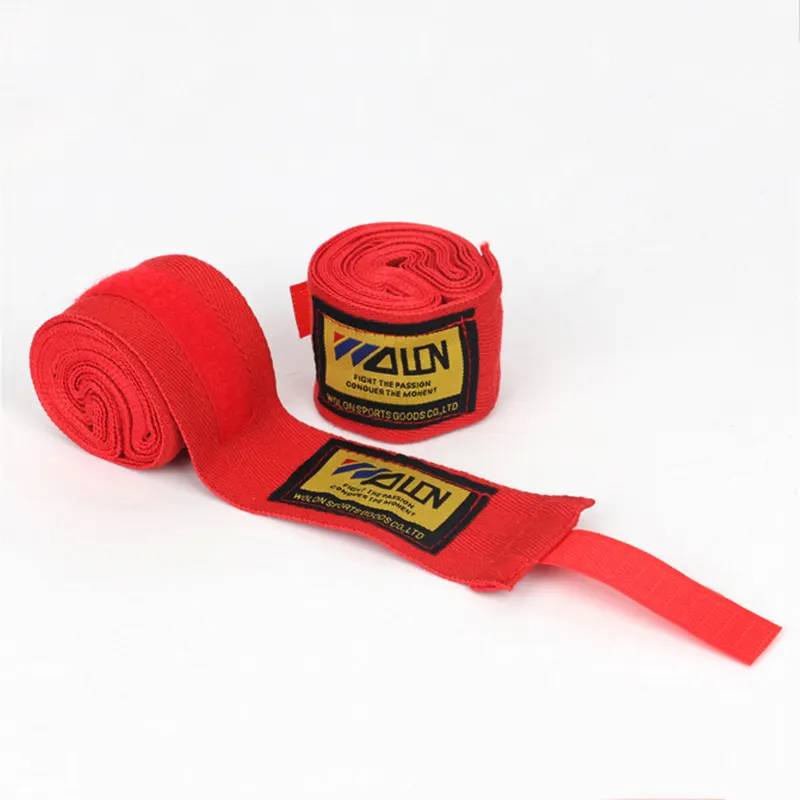 Hochwertiger elastischer Nylon-Box verband Custom Boxing Hand Wraps Trainings schutz Box verband