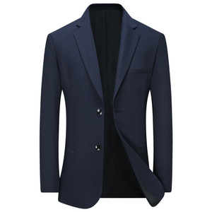 Nuevo Blazer Casual de Negocios <span class=keywords><strong>para</strong></span> Hombre de Mediana Edad y Joven, Chaqueta Cortavientos de Un Solo Pecho, Abrigo Superior, Traje Casual <span class=keywords><strong>para</strong></span> Hombre - Product Image 6