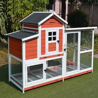 Meilleures ventes - Poulailler extérieur en bois massif, durable et moderne, grande taille, pour animaux de compagnie