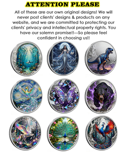 Moneta da Collezione in Rame Puro 999 da 1 Oncia con Rilievo Colorato, Donna Sensuale, Articolo da Collezione - Product Image 6