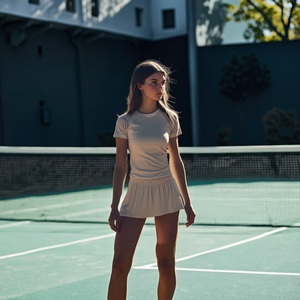 Set Completo Elegante <span class=keywords><strong>da</strong></span> Donna MereSports con Abito in Maglia di Lana Merino per Tennis e Badminton - Product Image 2