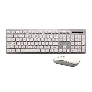 Teclado portátil Combo Mouse 2.4G Wireless BT Mobile Keyboard com Mouse para Android Phone Computer KMSW-112